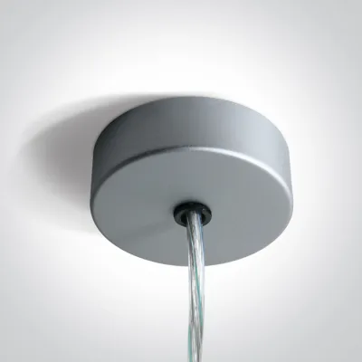 050122/G GREY ROUND SUSPENSION BASE FOR PROFILES