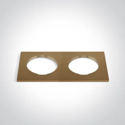 050182RB/BS BRASS DECORATIVE BASE SQUARE DOUBLE FOR 10105H / 10112HA