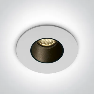 10102H/W/C WHITE LED 2W CW 700mA IP65 DARK LIGHT