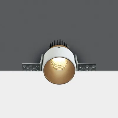 10103BTR/BS/W BRASS LED 3W WW 36deg 350mA IP20 DARK LIGHT TRIMLESS