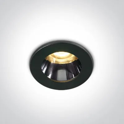10103H/B/W BLACK LED 3W WW IP20 38deg 230V DARK LIGHT