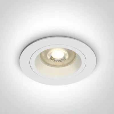 10105ALG/W WHITE GU10 10W DARK LIGHT
