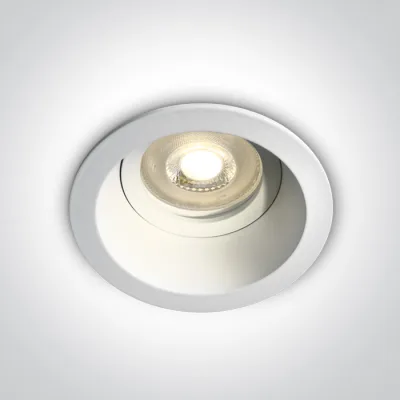 10105D4/W WHITE 10W GU10 DARK LIGHT
