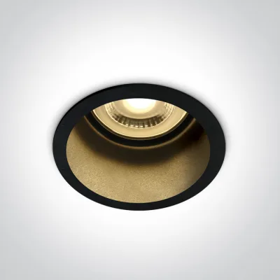 10105D8/B/B BLACK GU10 10W DARK LIGHT