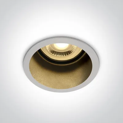 10105D8/W/B WHITE GU10 10W DARK LIGHT