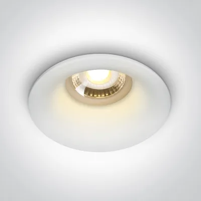 10105DG/W WHITE GU10 10W DARK LIGHT