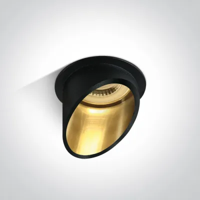 10105E1/B/GL BLACK GU10 10W DARK LIGHT