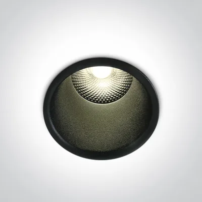 10105FD/B/W BLACK LED 5W WW 24deg IP20 230V DARK LIGHT