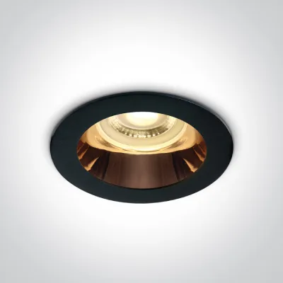 10105M/B/CU BLACK GU10 10W COPPER REFLECTOR DARK LIGHT