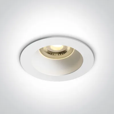 10105M/W/W WHITE GU10 10W WHITE REFLECTOR DARK LIGHT