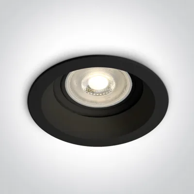 10105R2/B BLACK GU10 10W IP65 DARK LIGHT