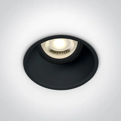10105TG/B BLACK GU10 10W SEMI TRIMLESS