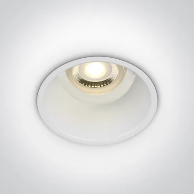 10105TG/W WHITE GU10 10W SEMI TRIMLESS