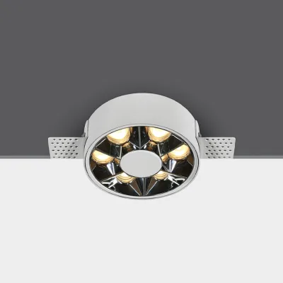 10106XTR/W/W WHITE TRIMLESS 6W WW IP20 38deg 230V DARK LIGHT