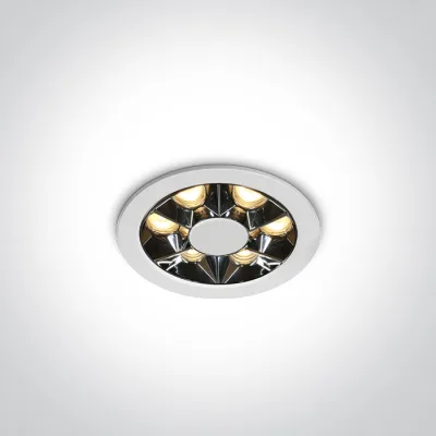 10106X/W/W WHITE RECESSED 6W WW IP20 230V DARK LIGHT