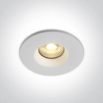 10107DFV/W/V WHITE FIRE RATED 7W CCTV IP65 230V DIMMABLE