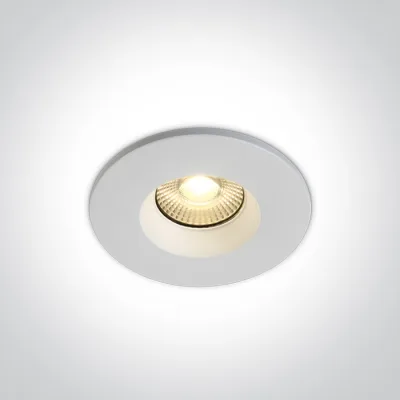 10107DF/W WHITE FIRE RATED 7W WW IP65 230V DIMMABLE