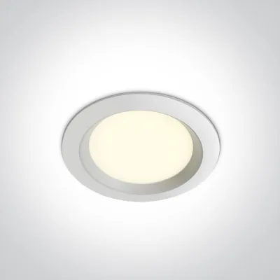 10107T/W/V WHITE SMD 7W CCTV IP20 230V