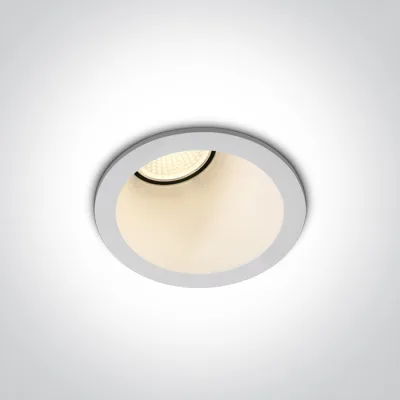 10108A/W/W WHITE LED 8W WW IP20 50deg ASYMMETRIC 230V DARK LIGHT