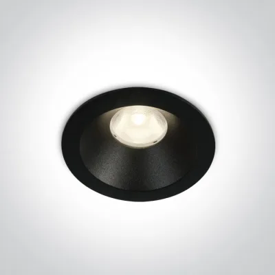 10108D/B/W BLACK 8W WW 36deg IP20 230V DARK LIGHT