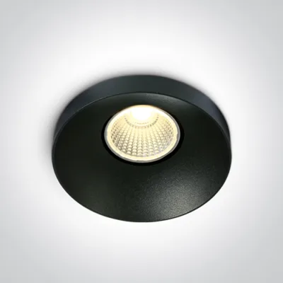 10108R/B/W BLACK LED 8W WW 60deg IP20 230V