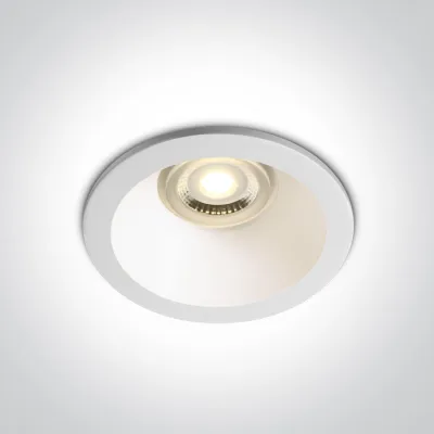 10109F/W WHITE FIRE RATED GU10 10W IP65 DARK LIGHT