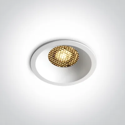 10110DH/W/V WHITE 10W CCTV HONEYCOMB IP20 230V DARK LIGHT