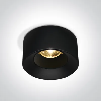 10112A/B/W BLACK LED 12W 38deg WW 230V