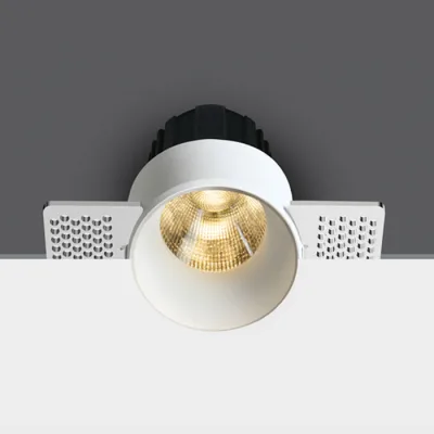 10112BTR/W/V WHITE COB 12W CCTV 2-STEP TRIMLESS DARK LIGHT 700mA