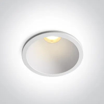 10112D/W/V WHITE 12W CCTV IP20 50deg 230V DARKLIGHT