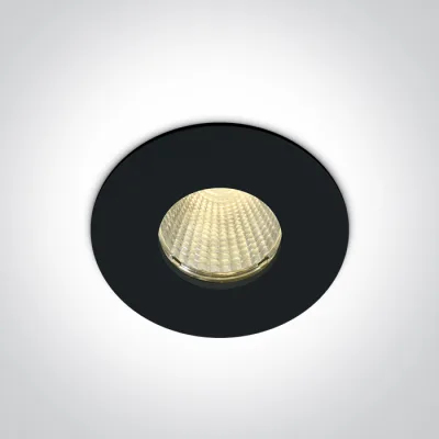 10112P/B/W BLACK COB 12W WW 700mA  IP65 DARK LIGHT