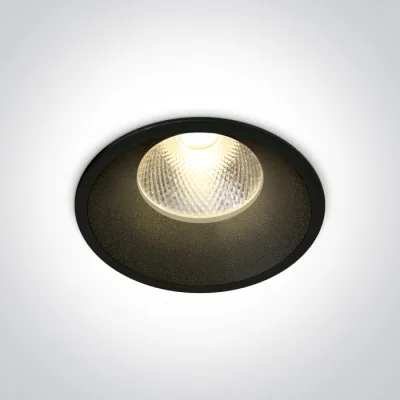 10112TD/B/W BLACK 12W 20deg WW IP20 230V DARK LIGHT