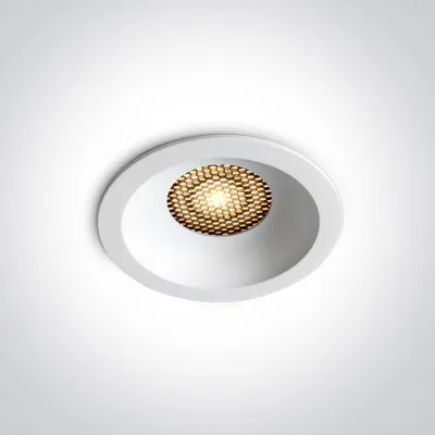 10114DH/W/V WHITE 14W CCTV HONEYCOMB IP20 230V DARK LIGHT