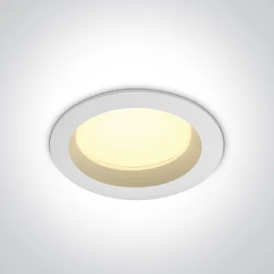 10118B/W/W WHITE LED 18W IP54 WW 230V