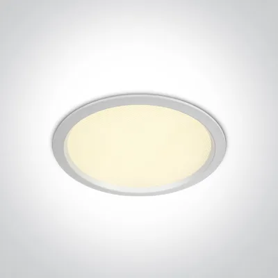 10124U/W/V WHITE SMD UGR19 24W CCTV IP44 230V
