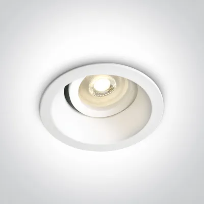 11105D4/W WHITE DARK LIGHT ADJUSTABLE GU10 10W