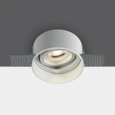 11105TR/W WHITE GU10 10W TRIMLESS DARK LIGHT ADJUSTABLE