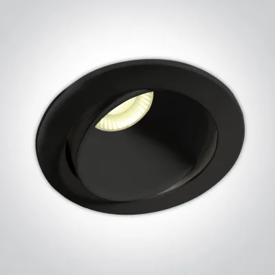 11106PK/B/W BLACK 8W WW IP54 ADJUSTABLE DARK LIGHT 230V DIMMABLE