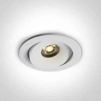 11107P/W/W WHITE COB LED 6,5W WW 36deg IP54 700mA ADJUSTABLE