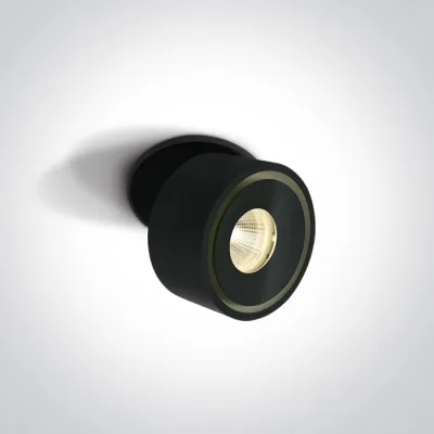 11108LA/B/W BLACK COB LED 8W WW IP20 230V