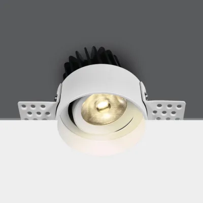 11112T/W/W WHITE COB LED 12w WW 700mA 38deg TRIMLESS DARK LIGHT