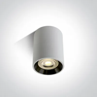 12105AL/W/B WHITE GU10 10W BLACK REFLECTOR DARK LIGHT