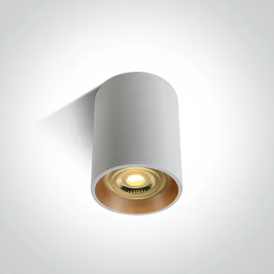 12105AL/W/BS WHITE GU10 10W BRASS REFLECTOR DARK LIGHT