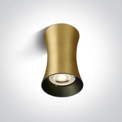 12105F/BBS BRUSHED BRASS GU10 10W 100-240V DARK LIGHT
