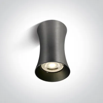 12105F/MG METAL GREY GU10 10W 100-240V DARK LIGHT