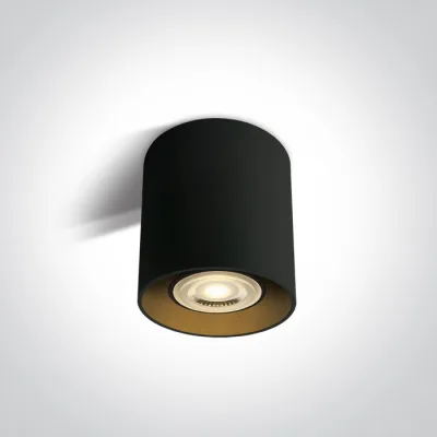 12105T/B BLACK GU10 10W ROUND 100-240V