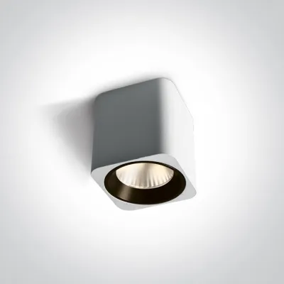 12107KA/W/W WHITE LED 7W WW 35deg 230V SQUARE DIMMABLE