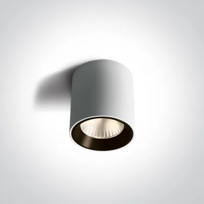 12107K/W/W WHITE 7W WW 35deg 230V ROUND DIMMABLE