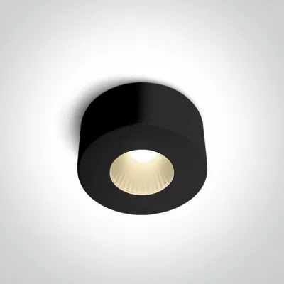 12107V/B/W BLACK LED 7W WW 40deg 230V DIMMABLE