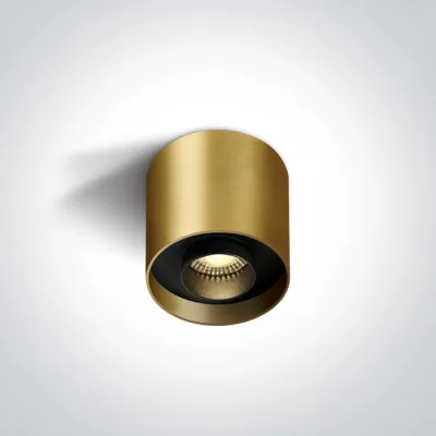 12108D/BBS/W BRUSHED BRASS 8W WW IP20 230V DARK LIGHT